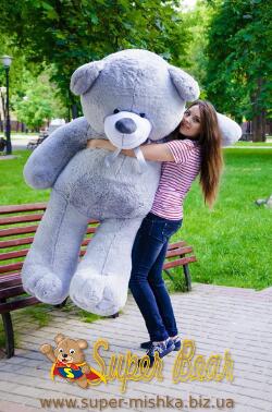 Мишка Ветли Серый 160 см