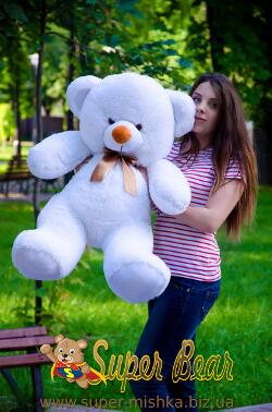 Мишка Томми Белый 100 см