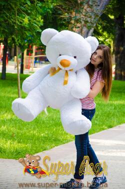 Мишка Томми Белый 150 см