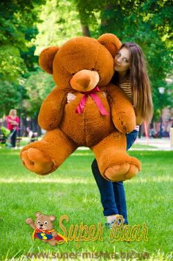 Мишка Томми коричневый 150 см